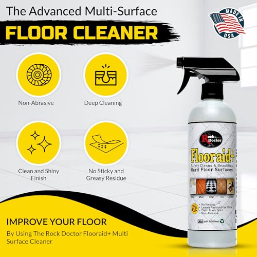 Rock Doctor Hard Floor Cleaner, Multi-Surface Formula for Tile, Stone, Laminate, and Granite, 24 oz 1 Pk