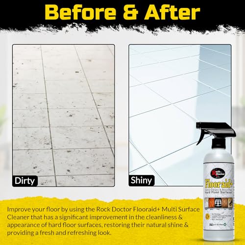 Rock Doctor Hard Floor Cleaner, Multi-Surface Formula for Tile, Stone, Laminate, and Granite, 24 oz 1 Pk