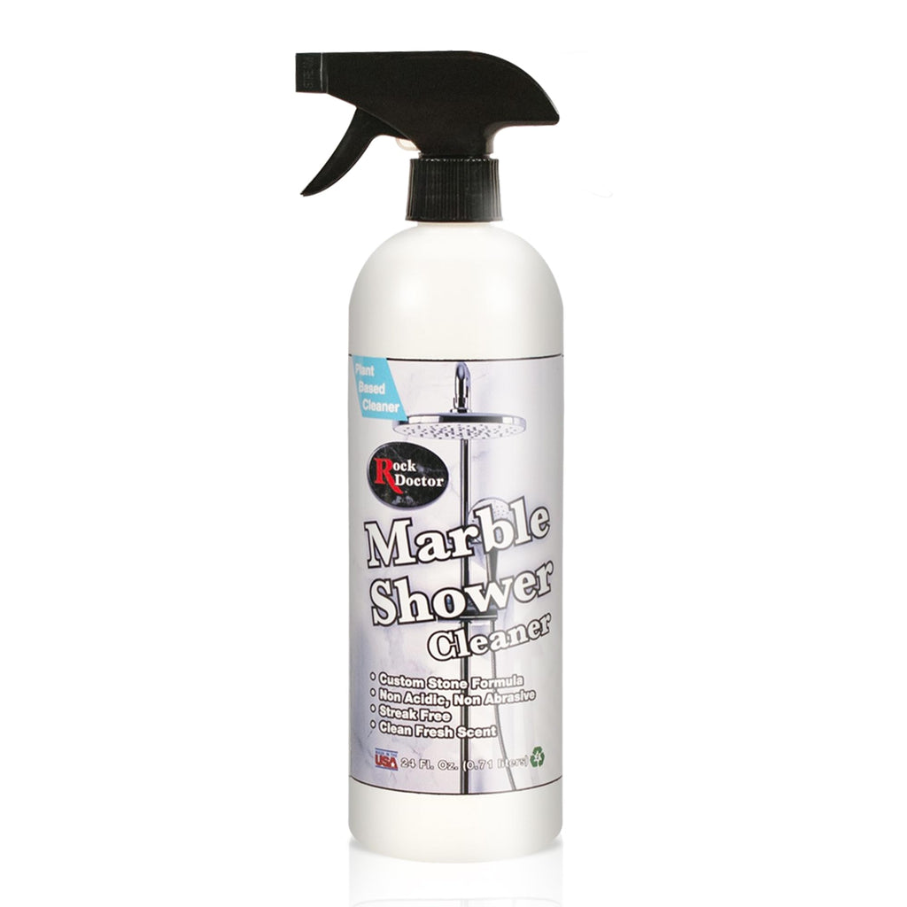 Rock Doctor Granite & Quartz Marble Shower Cleaner Spray, Shower & Tile Cleaner, Soap and Scum Remover, Works on Ceramic Tile, Hard Water Stain Remover, 24.oz Pack of 1