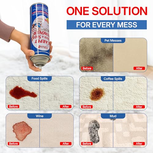 Lifter-1 Carpet Spot Remover, Stain and Red wine Remover, and Spot Treatment for Oil, Grease, Urine, Cleaning Performance for Rugs, Upholstery, Fabrics Pack of 3