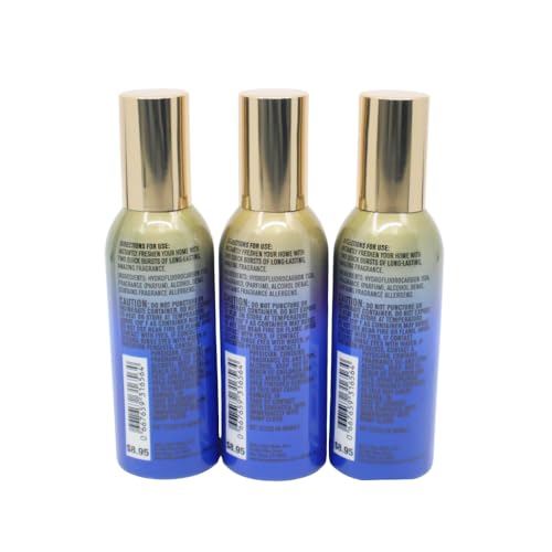 Bath & Body Works OCEAN Concentrated Room Spray Gift Set with a Blue Bow for Holiday 1.5 oz – Pack of 3