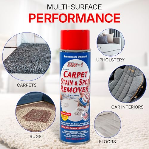 Lifter-1 Carpet Spot Remover, Stain and Red wine Remover, and Spot Treatment for Oil, Grease, Urine, Cleaning Performance for Rugs, Upholstery, Fabrics Pack of 3