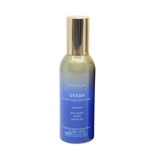 Bath & Body Works OCEAN Concentrated Room Spray Gift Set with a Blue Bow for Holiday 1.5 oz – Pack of 3