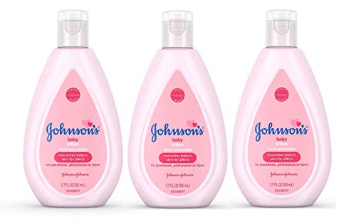 Johnson's Baby Lotion Travel Size 1.7 oz (50ml) - Pack of 3