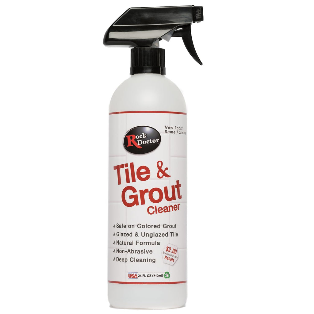 Rock Doctor Natural Tile and Grout Cleaner, Remove Stains Dirt, Oil, and Soap Scum, Heavy Duty Non-Abrasive Tile Cleaner, Natural Formula, Pack of 2