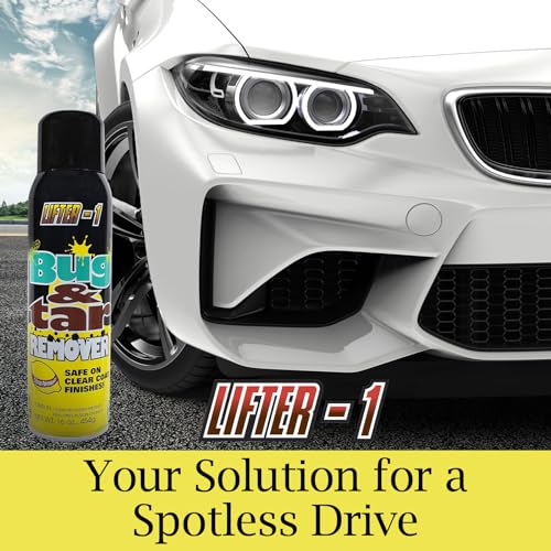 Bug and Tar Remover for Cars, Trucks, RVs, and SUVs, Fresh Citrus Spray for Stuck On Grime, bug remover for cars exterior, Streak Free Shine, Tar remover for car –16 fl oz Pack of 1
