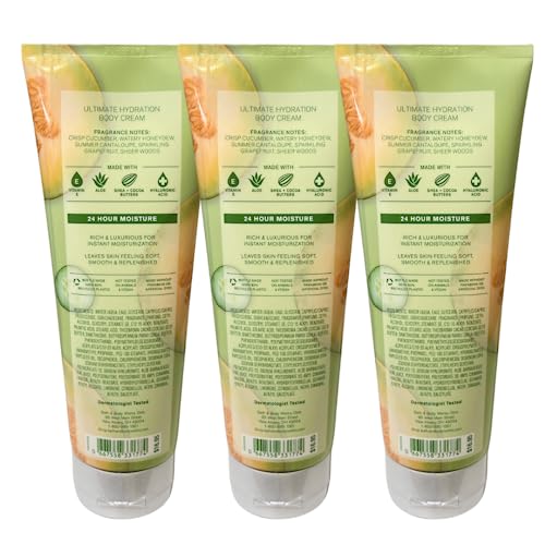 Bath & Body Works Cucumber Melon Body Cream 3-pack - NEW
