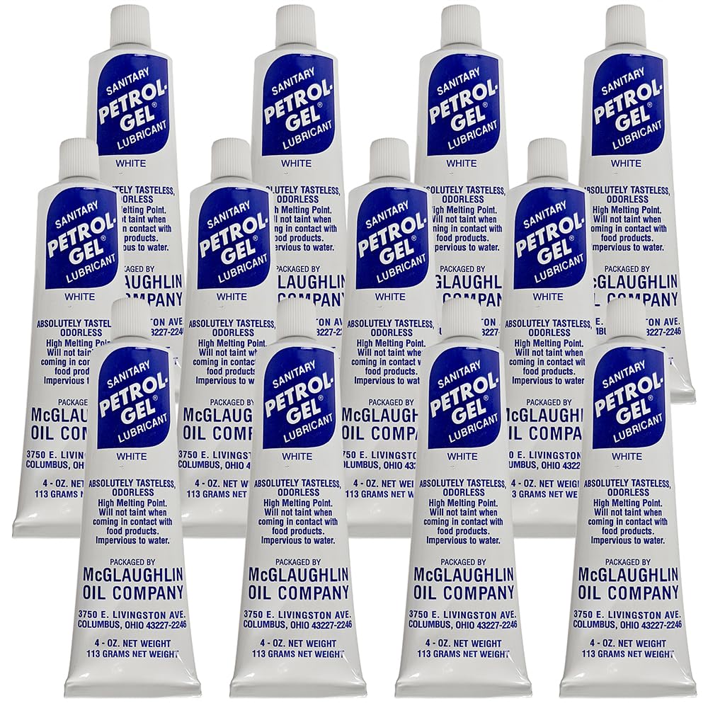Petrol Gel Food Grade Lubricant, 4 oz Bottle, 12 Pack