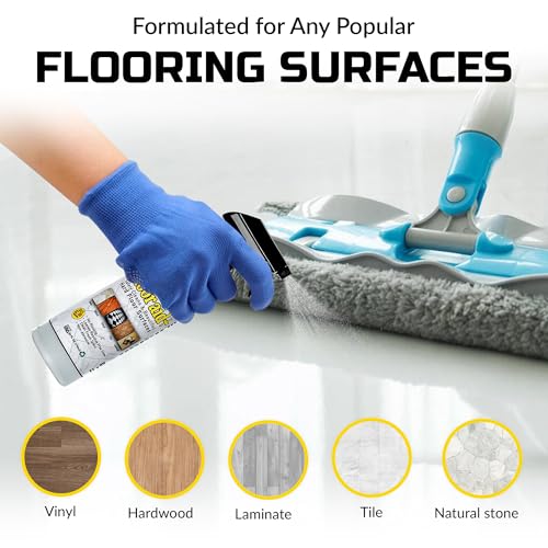 Flooraid Rock Doctor Multi-Surface Floor Cleaner Combo Pack, 64 oz and 24 oz – Cleans Vinyl, Ceramic Tile, and Stone